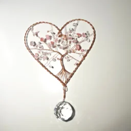 Gerlindes Kreative Welt | Handgemachtes für dein Wohlfühlzuhause 31 Suncatcher "Herz" - Variante 1