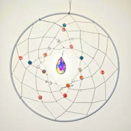 Gerlindes Kreative Welt | Handgemachtes für dein Wohlfühlzuhause 27 Suncatcher „Traumfänger - Energy"