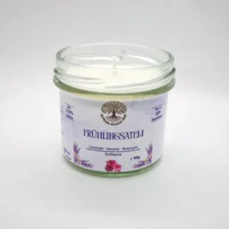 Gerlindes Kreative Welt | Handgemachtes für dein Wohlfühlzuhause 9 Duftkerze "Frühlingsatem" - Lavendel, Geranie, Rosmarin