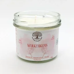 Gerlindes Kreative Welt | Handgemachtes für dein Wohlfühlzuhause 7 Duftkerze "Wolkenkuss" - Sternanis, Marshmallow, Vanille